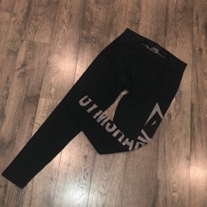 Gymshark Burnout Leggings Black/Charcoal